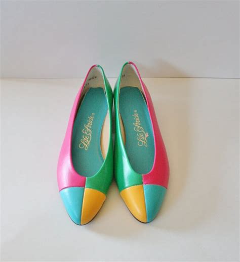 fendi oxford color block low heel pumps